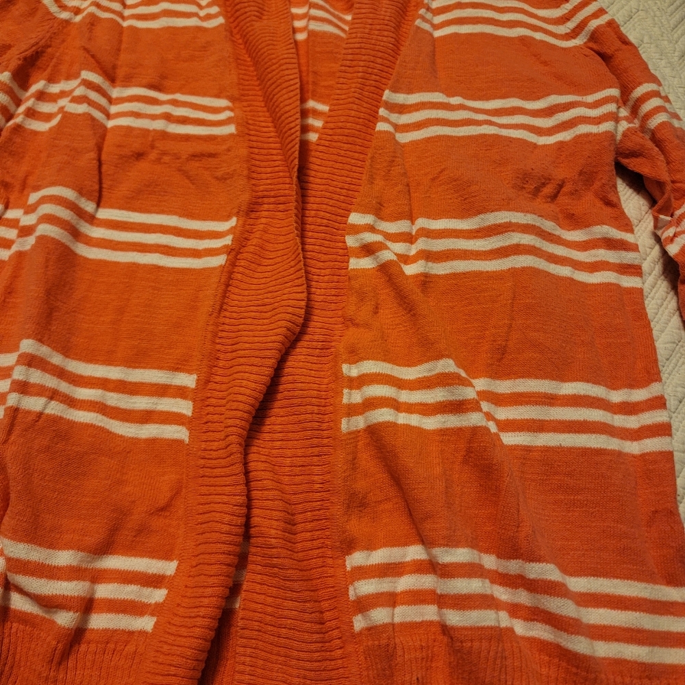 Ladies lightweight 3/4 sleeve open front Cardigan